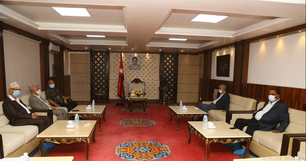 शीर्ष नेतृत्व बैठकः मन्त्रिपरिषद् विस्तारका विषयमा छलफल